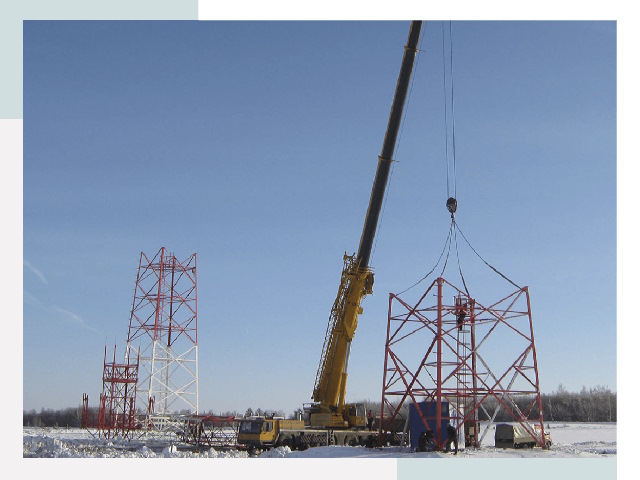 Монтаж вышек связи в Каспийске