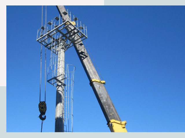 Монтаж осветительных мачт в Каспийск от 611 руб.