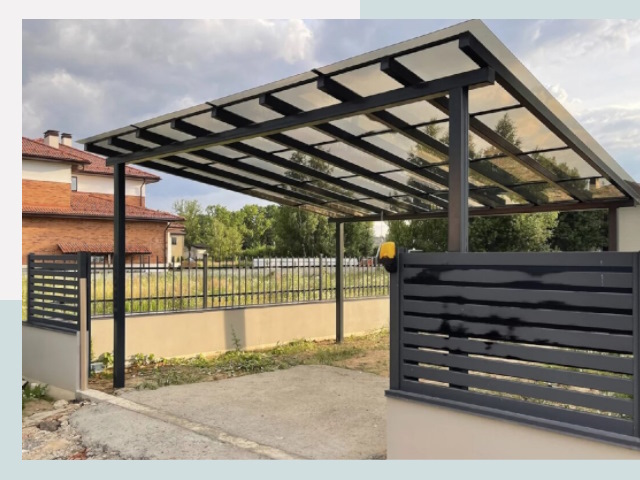 Металлические навесы в Каспийск от 611 руб. за м²