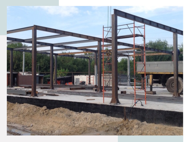 Фундамент для ангаров в Каспийске