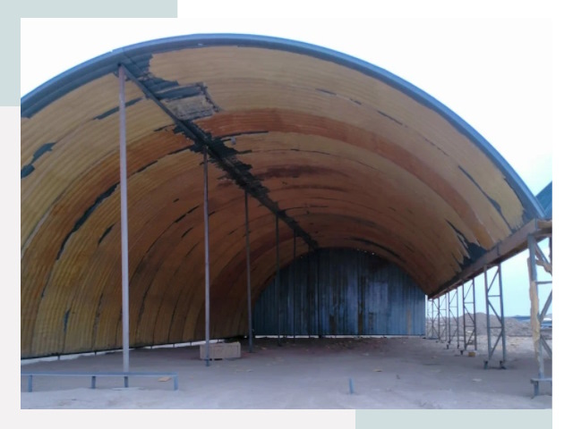 Реконструкция ангаров в Каспийске