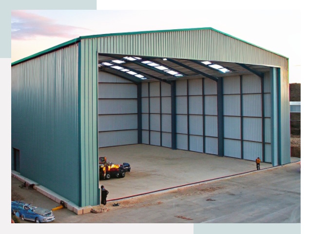 Строительство ангаров в Каспийске