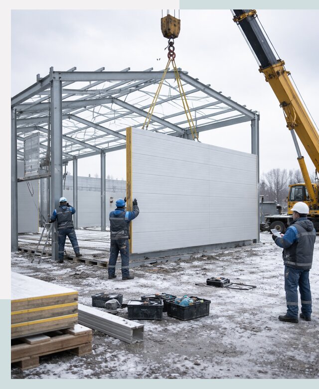 Строительство холодильных складов под ключ в Каспийске