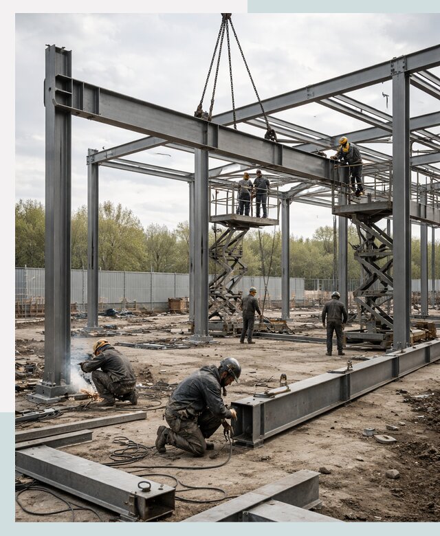 Строительство выставочных павильонов из металлоконструкций в Каспийске