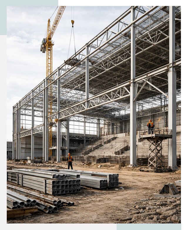 Строительство спортивных комплексов в Каспийске от 30543 р. | СтальСтрой-Ксп